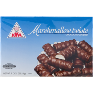 Joyva Chocolate Covered Marshmallow Twists 9oz Box